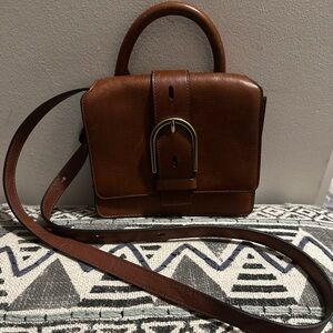 Fossil Wiley Leather Top Handle Bag